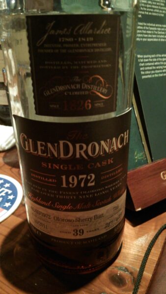 グレンドロナック 1972 オロロソシェリーバット